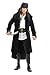 Charades Men's Treasure Island Pirate Jacket, Black, X-Large