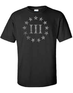 Three Percenter - Black Front Print - 2X