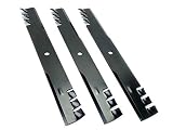MowerPartsGroup (3) Toothed Replacement Blades Replaces 038-6050-00 038-6060-60 Bad Boy 60"