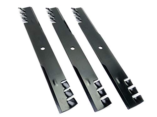 MowerPartsGroup (3) Toothed Replacement Blades Replaces 038-6050-00 038-6060-60 Bad Boy 60"