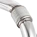 Mophorn Duramax Header Bolt On Passenger Side up-Pipe with Gaskets Fits for 2001-2016 GM 6.6L Diesel LB7 LLY LBZ LMM LML 6.6L Silver
