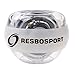Resbo Metal Core Silver Gyro Ball, Auto Start Wrist Ball Hand Strengthener Wrist Exerciser