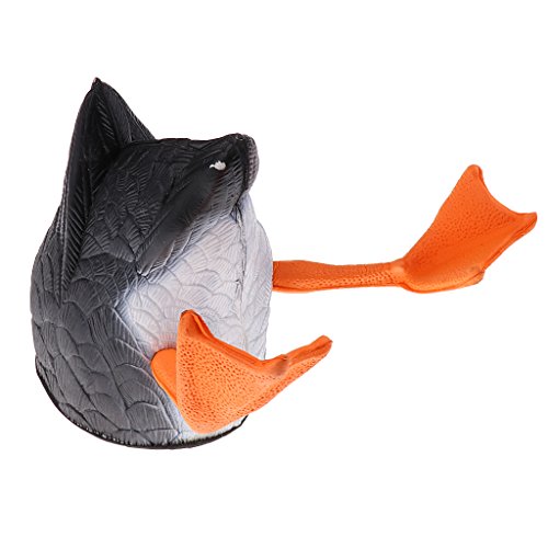 image for MonkeyJack 1 Pair Mallard Duck Darke Black Butt-up Hunting Decoys Hunt