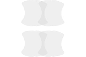 ASUBHA 4PCS Car Door Protector, Car Door Handle Scratch Protector, Universal Waterproof Anti-Scratches Car Door Cup Protector Transparent, Car Door Handle Bowl Sticker for Most Car Handles