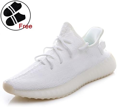 Fashion Lightweight Sneakers Unisex Athletic Shoes For Couple Men Women with Free Black Socks