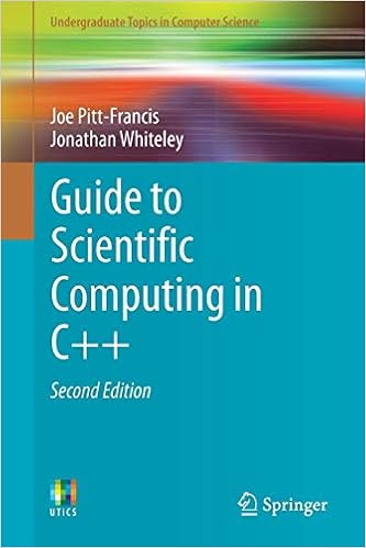 Guide To Scientific Computing In C Undergraduate Topics - 
