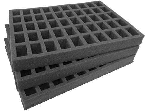 Navara Replacement Tray Set for Gamesworkshop Classic plastic figure case. Carry 150 troops on 25mm bases. Ideal for 15 squads of 10 troops 40mm tall