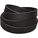 TOFL Genuine Top-Grain Leather Strap | 72 Inches Long | 5/8 Inch Wide | 1/8 Inch Thick (7-8 oz) | 1 Leather Strip for DIY Arts & Craft Projects, Clothing, Jewelry, Wrapping | Black