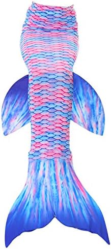 GirlsFashion Mermaid Tail, Swimsuit for Grils Swimming Princess Mermaid Tail Support Monofin