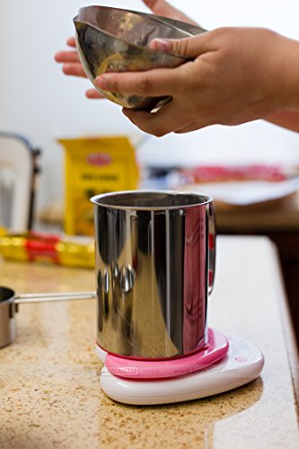 Astra Gourmet Stainless Steel Flour Sifter Sieve with Lid and Bottom Cover, Icing and Sugar Sifter(Red)