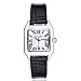 Women Wrist Watch Ladies Waterproof Black Leather Strap Watches Dress Quartz Watch