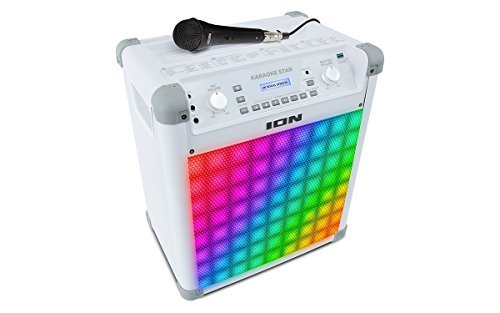 Ion Audio Karaoke Star Karaoke Sound System with Vocal Effects and Sound-Reactive Lights