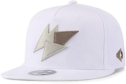 Hanpeng Plain Snapback Hats Unisex Adjustable Hip Hop Flat Brim Baseball Cap