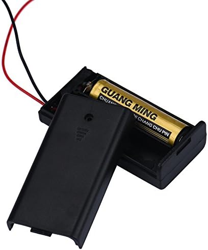 Tyary 2 x AA 3V Battery Holder Connector Storage Case Box ON/OFF Switch With Lead Wire Diy Power Bank Iqos Battery Holder