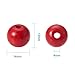 PH PandaHall 14mm Colored Wood Beads 100pcs Round Wooden Beads Painted Wooden Beads Large Hole Beads Craft Beads for Easter Garland Jewelry Making Macrame Home Party Decoration Christmas Halloween
