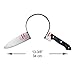 Pawliss Halloween Scary Knife-Thru-Head Headband & 3D Scars Sleeves Set Zombie Costume Accessories for Men Women