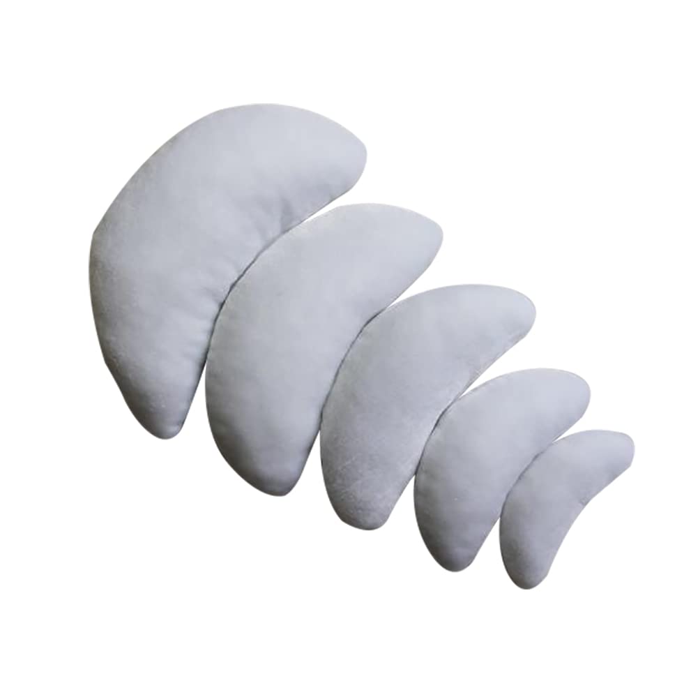 Newborn Photography Props Cushion Posing Beans Bag Boy Girl Crescent Moon Posing Aid Pillow Professional Baby Photograph Shoot Set for 0-24 Months Baby