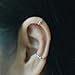 0.8, 20 gauge Fake Conch Piercing Ear Cuff, Cartilage Earring, Fake Body Piercing, Ear cuff, Holiday Gift, for her, Handmade Gift