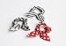 10PCS 2.3'' Outer Diameter Bunny Ears Rubber Hair Bands-Ponytail Holder Elastic Cotton Stretch Hair Ties Hair Styling Tools Headband Scrunchie Hair Accessories for Kids Children (Color Random)