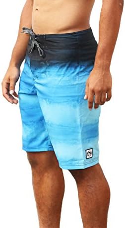 Ocean Current Mens Lightweight Stretch Blue Streak Boardshort (32, Blue)
