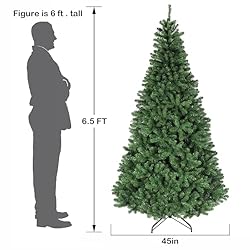 Hykolity 6.5 ft Christmas Tree, Premium Spruce