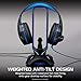 ENHANCE Gaming Headset Stand – LED Headphone Hanger with Mouse Bungee and 2 Port USB Hub – 7 RGB Colors + Color Changing Mode, Headset Hanger, Mouse Bungee 3-in-1 Gaming Desktop Accessorythumb 2