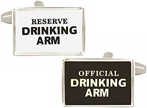 Novelty Drinking Arm Cufflinks
