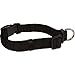 Phydeaux's Strong 'n Soft Nylon Dog Collar, Black (8 Colors), Medium, Neck 14