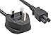 Cablelera 3 Pin U.K. Notebook Power Cord, BS 13636 to IEC320 C5, 6', 18 AWG, 250V, 5A Fuse (ZWACVAA7-06)