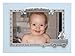 Malden International Designs Boy Oh Boy Juvenile Blue with Silver Metal Border Picture Frame, 4x6, Blue