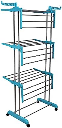 Stainless Steel Clothes Stand On Amazon Bathla Mobidry Neo Foldable Cloth  Drying Stand For Home