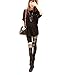 SUNNOW® Sexy Women Split the Skinny Jeggings Black Stretch Leggings Tights Leggings (Black), One Size