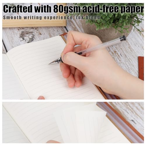 Koogel To My Daughter Leather Journal, 140 Pages Refillable Writing Journal Embossed Vintage Notebooks Mother Daughter Gifts Christmas Birthday Gifts for Daughter from Mom