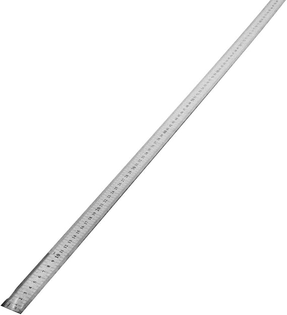 Ruler (Double Sided Scale 100 cm) Steel Ruler Amazon.co.uk