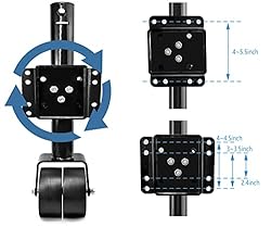 Aukayne Trailer Jack with Wheel- 2000 LBs, Heavy