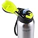 omgogo Water Bottle,Stainless Steel Water Bottle,Double Wall Insulated,thermos water bottle with straw perfect for Sports, Running, Gym, Yoga, Crossfit, Tennis, MMA, Travel, Hiking or Office Use 16oz