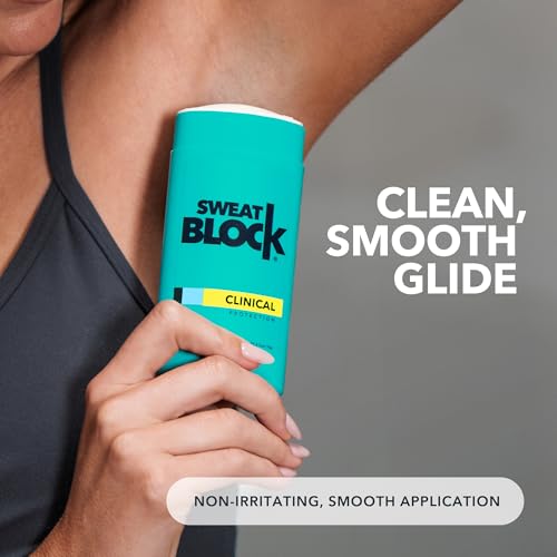 SweatBlock Clinical Strength Deodorant and Antiperspirant for Men and Women Coastal Fresh Scent 2 Pack All-Day Protection Against Odor and Excessive Sweat Ideal for Active Lifestyles and Daily Use