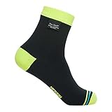 DexShell Ultralite Biking Waterproof Socks, Hi-Vis Yellow, Small