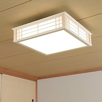 Amazon シーリングライト Led 12畳 木調 4700lm リモコン付 4段階調光 和風 インテリア照明 おしゃれ 新生活 昼光色 あんしんトレード屋 シーリングライト