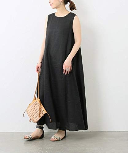 Amazon Co Jp ジャーナルスタンダード テレデラン60リネンノースリーブワンピース フリー ベージュ 服 ファッション小物