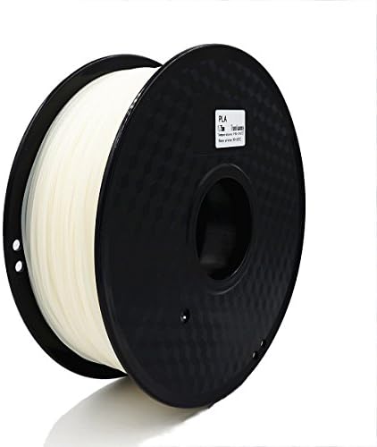 Greatssly 3D Printer Filament PLA 1.75mm 1kg Spool Dimensional Accuracy +/- 0.05 mm Translucent