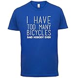 Dressdown Men's I Have Too Many Bicycles Said Nobody Ever T-Shirt XL Blue