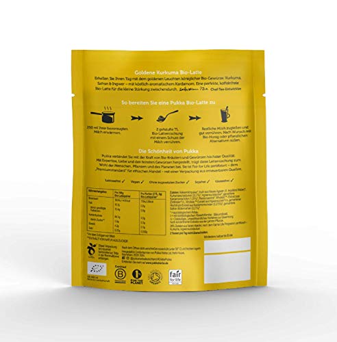 Pukka BIO Latte Goldene Kurkuma, 90 g – Bild 3