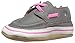 Robeez Girls' Boatin' Betty Slip-on, Boatin' Betty Grey/Pink, 6-12 Months M US Infant
