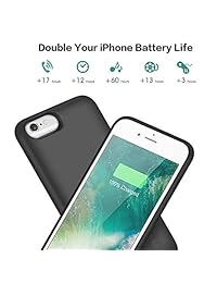 Funda de batería para iPhone 6S 6 6000mAh, funda de carga recargable para iPhone 6 Cargador Externo Funda iPhone 6S Batería Pack Apple Power Bank [4.7 inch]
