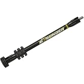 Bee Stinger MicroHex 8" Matte Black Bow Stabilizer, Micro-Diameter,