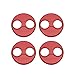 Helistar 4 Pcs Aluminum Motor Cover Protective Cover Compatible with DJI Mavic Mini Drone, Red