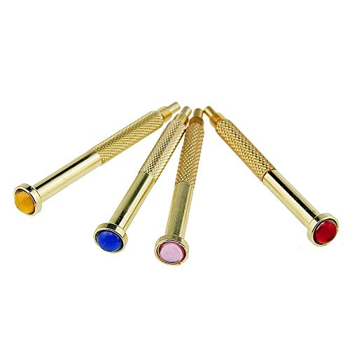 image for Golden Metal Pierce Twist Nail Art Piercing Drill Hole Hand Drill Dang