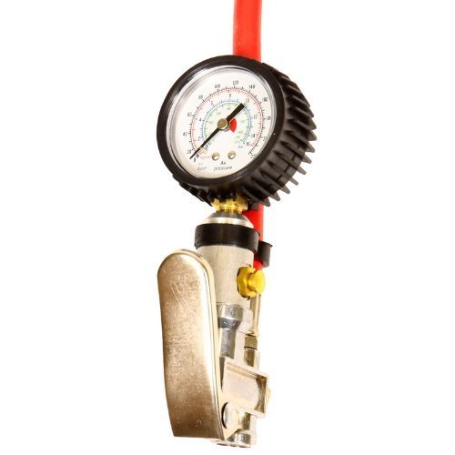 Dually Tire Inflator Gauge Chuck Nozzle Design Reaches Inner Wheel