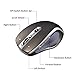 VicTsing MM057 2.4G Wireless Portable Mobile Mouse Optical Mice with USB Receiver, 5 Adjustable DPI Levels, 6 Buttons for Notebook, PC, Laptop, Computer, Macbook - Grey